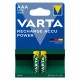 باتری نیم قلمی قابل شارژ مدل Varta - ACCU AAA2