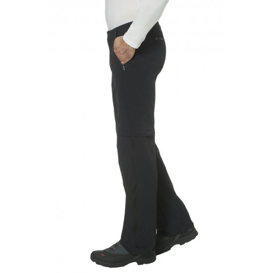 شلوار طبیعت گردی مدل Vaude - Men's Farley Stretch T-Zip Pants II / Black