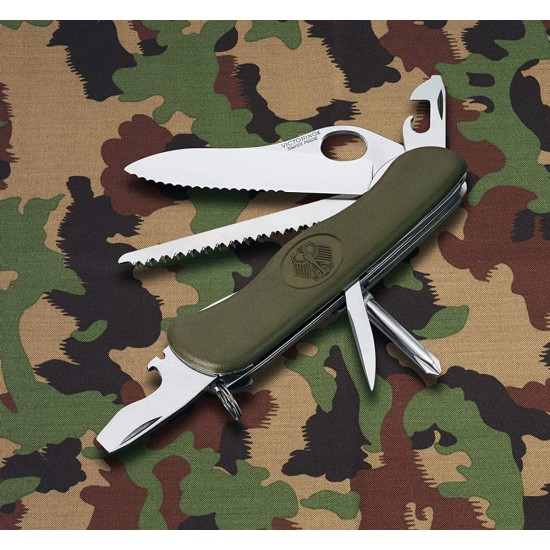 چاقو 10 کاره مدل Victorinox - De Soldier Greeen