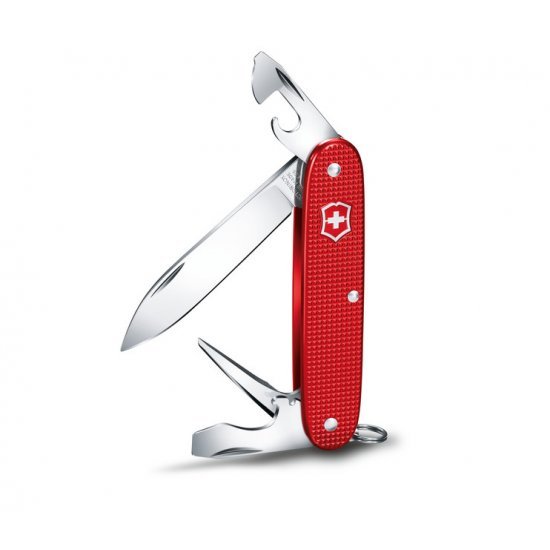 چاقو 8 کاره مدل Victorinox - Pioneer / Berry Red Alox 2018 LE