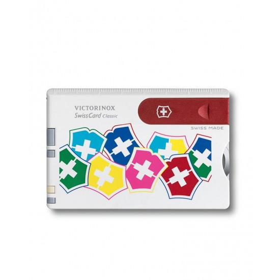 کیت ابزار 10 کاره مدل Victorinox - Swiss Card Classic / VX Color