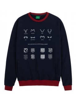 سویشرت مدل W.U.T.S - Skin and Horn Nb