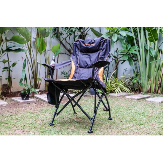 صندلی کمپ مدل Darche - 380 Chair Black/Orange