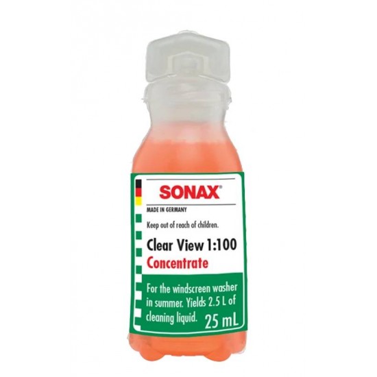 محلول شیشه شوی خودرو مدل Sonax - Clear View 1-100