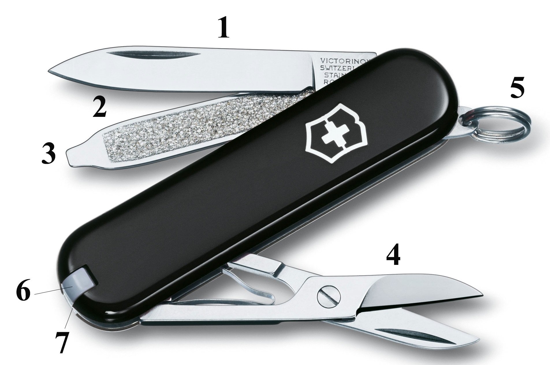 چاقو 7 کاره مدل Victorinox - Classic SD/Black