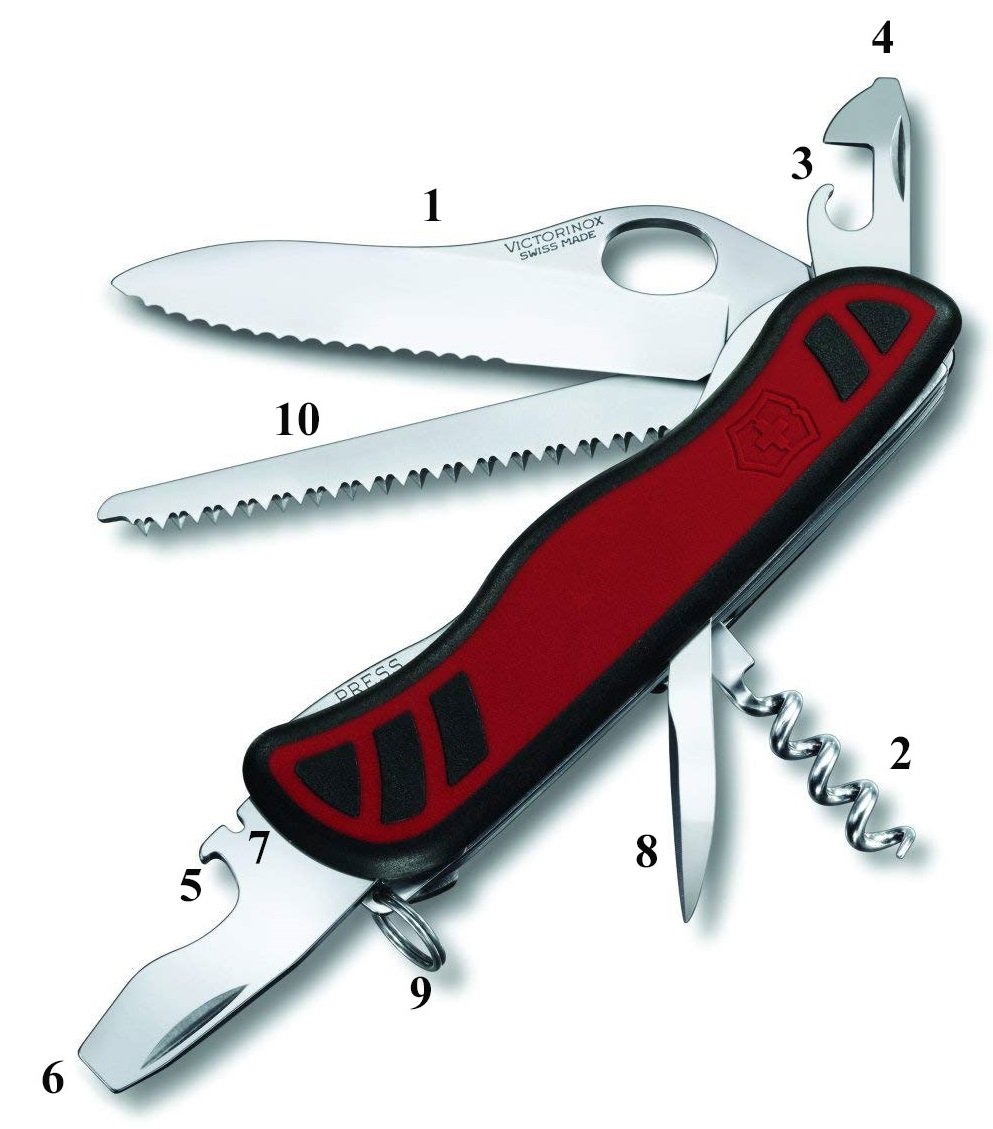 چاقو 10 کاره مدل Victorinox - Forester One Hand
