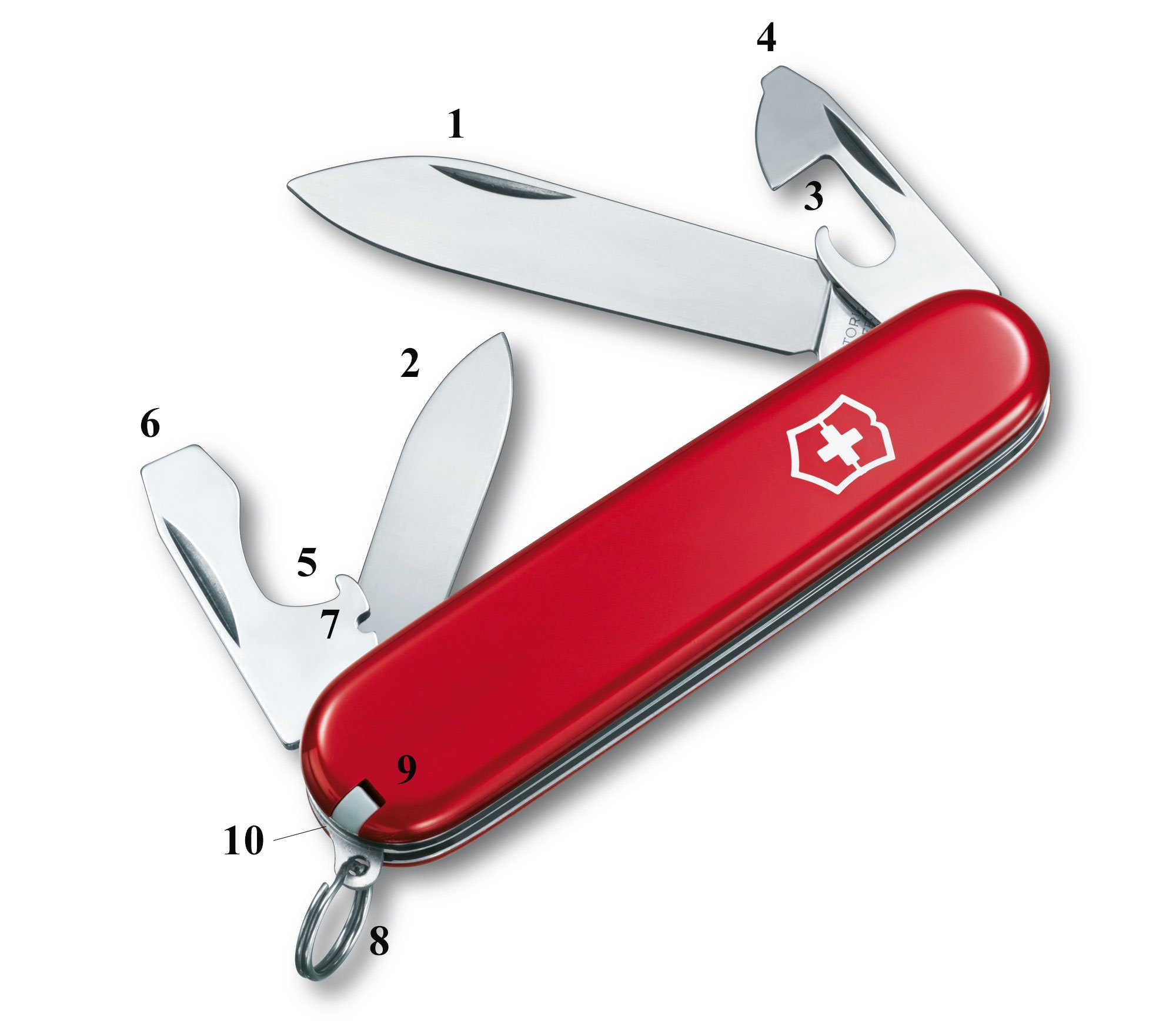 چاقو 10 کاره مدل Victorinox - Recruit