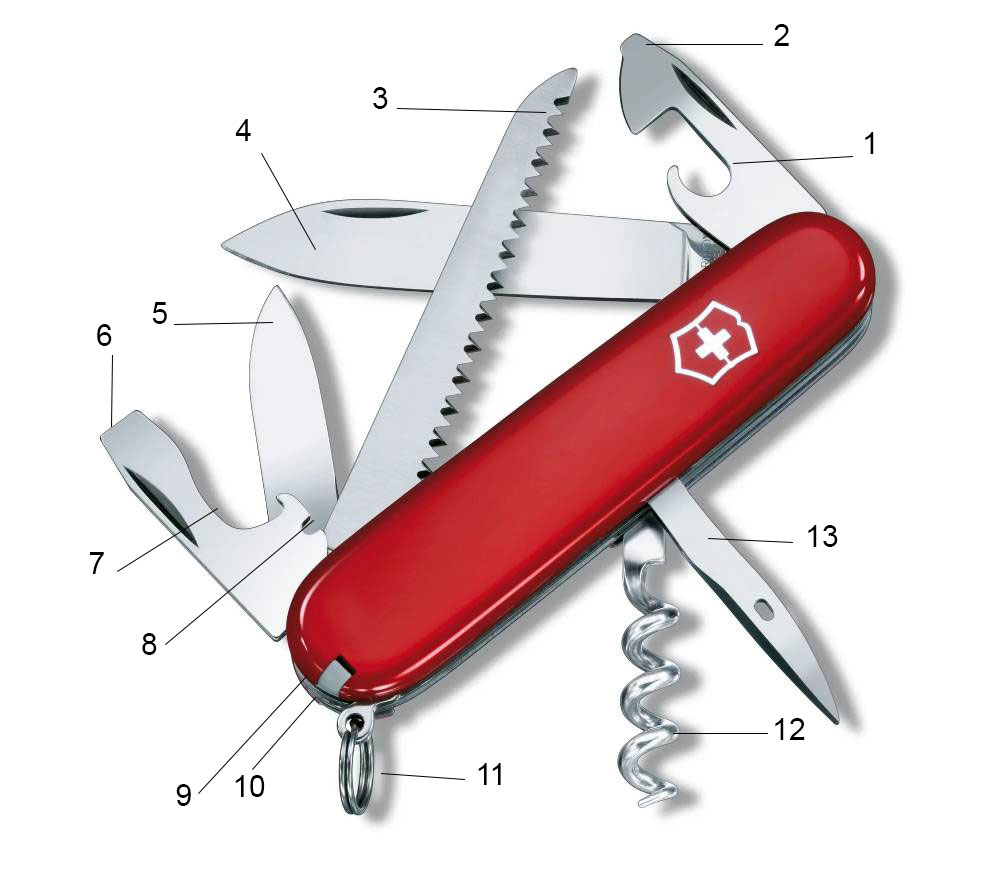 چاقو 13 کاره مدل Victorinox - Camper