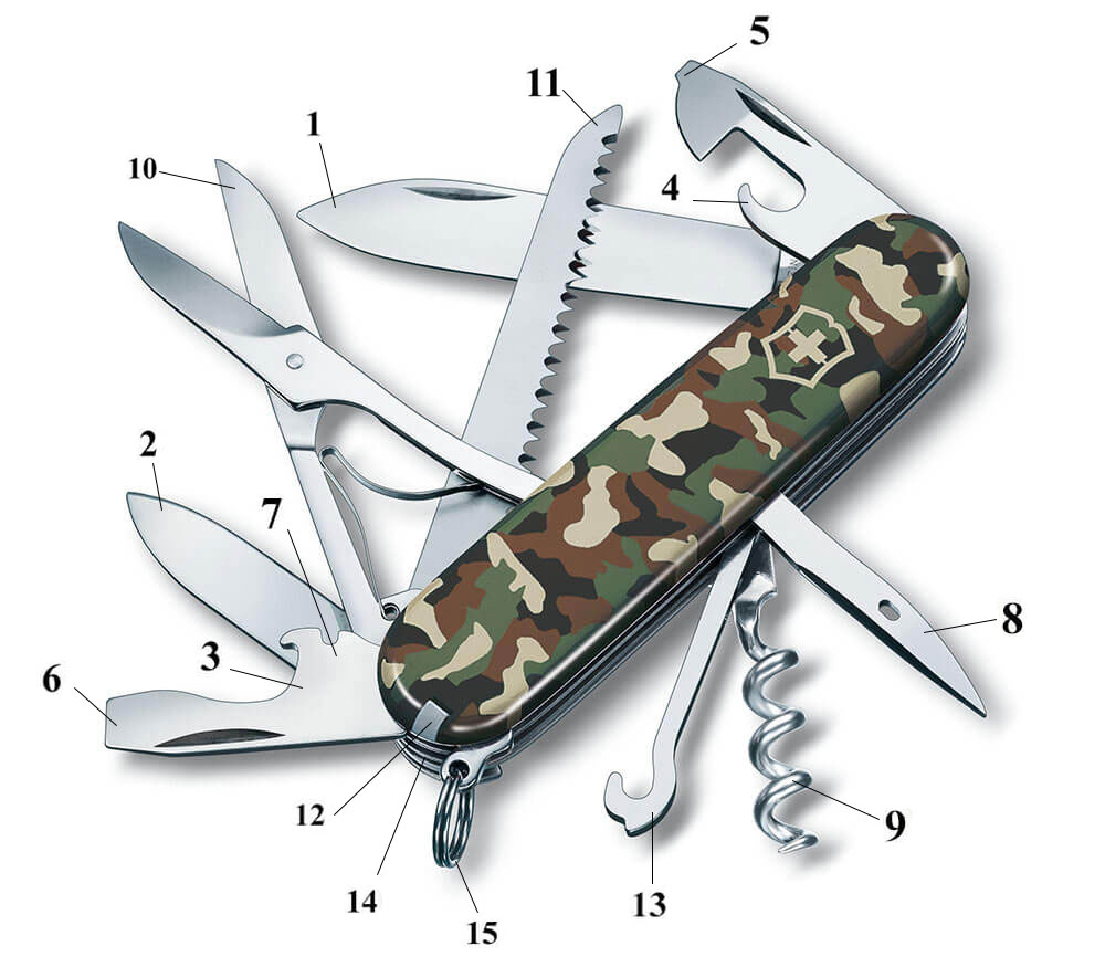 چاقو 15 کاره مدل Victorinox - Huntsman