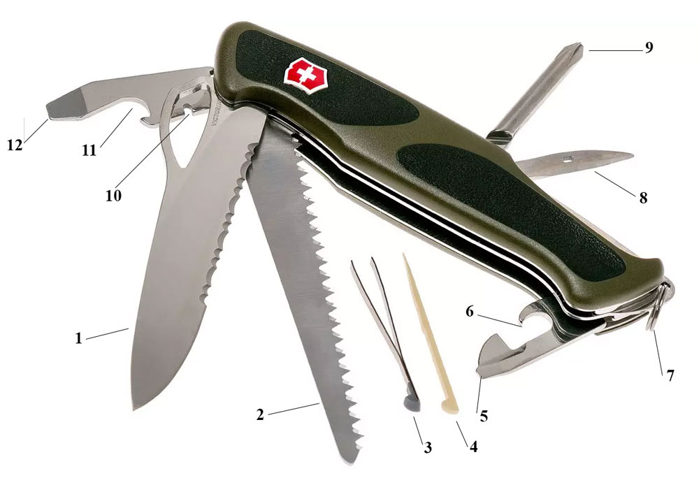 چاقو 12 کاره مدل Victorinox - Ranger Grip 178