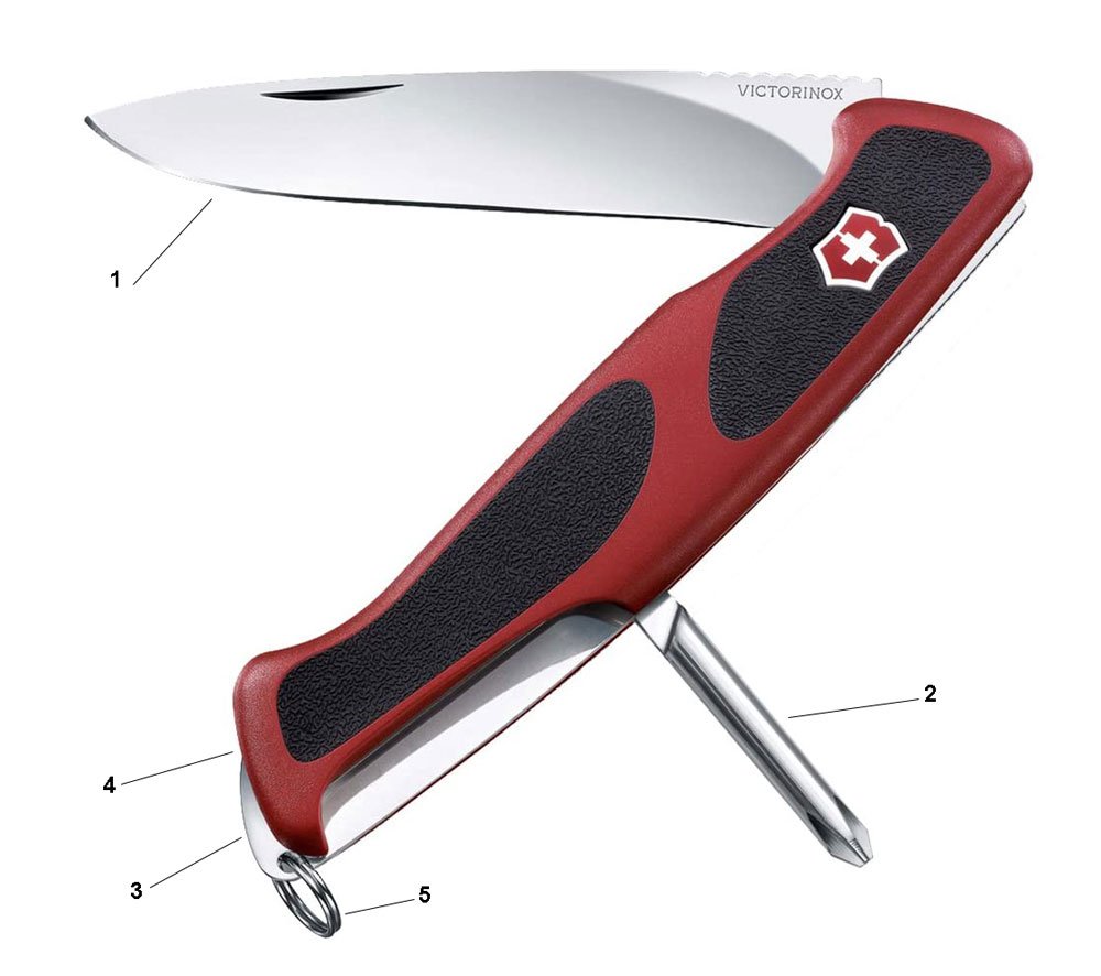 چاقو 5 کاره مدل Victorinox - Ranger Grip 53